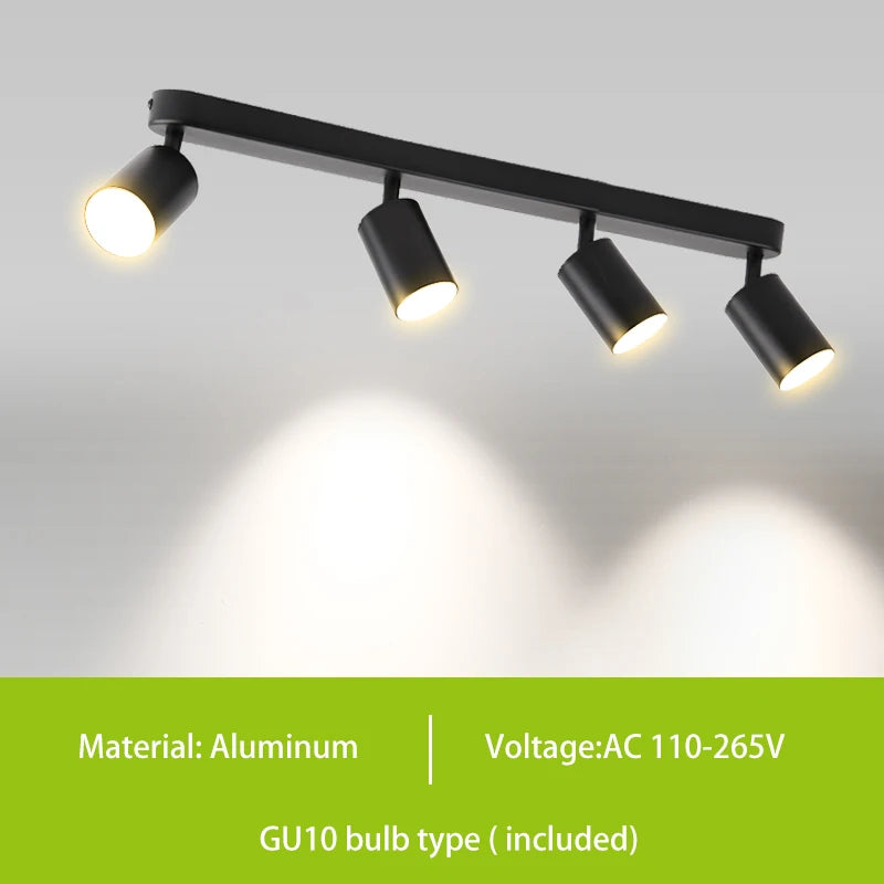 Rampe de spots LED orientables