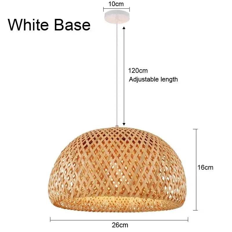 Osier — Suspension en Rotin Tressé, vue 7