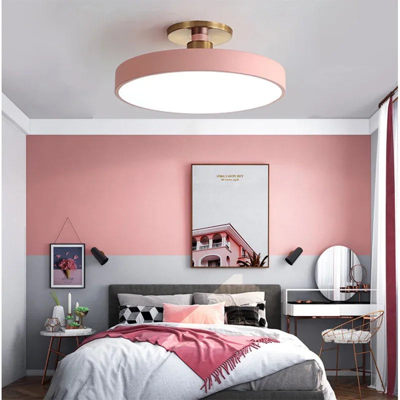 Pastel dans une chambre d'enfant