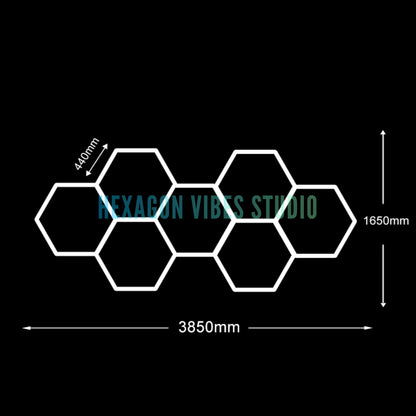 Plafonnier Hexagonal LED — Garage & Atelier, vue 19