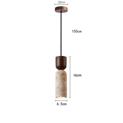 Écorce, suspension bois et pierre
