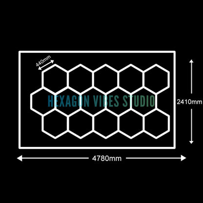 Plafonnier Hexagonal LED — Garage & Atelier, vue 15