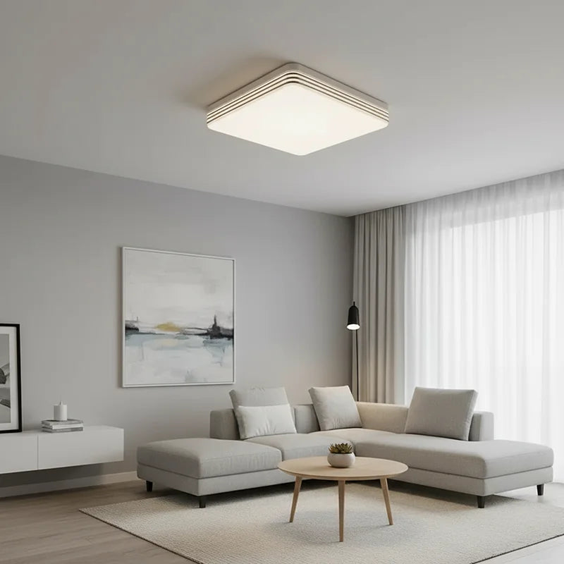 Panneau LED rond doré