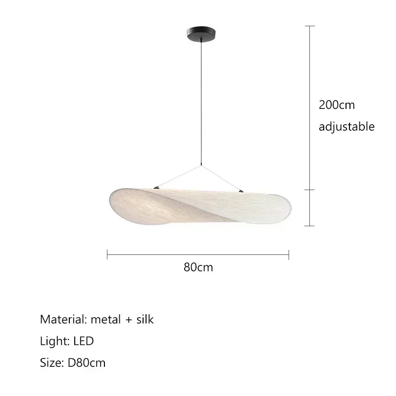 Voile, lustre en soie