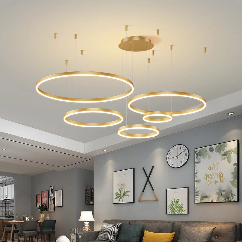 Orbite — Lustre à Anneaux Concentriques, vue 3