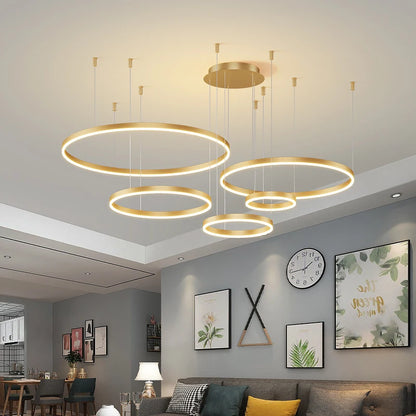 Orbite — Lustre à Anneaux Concentriques, vue 3