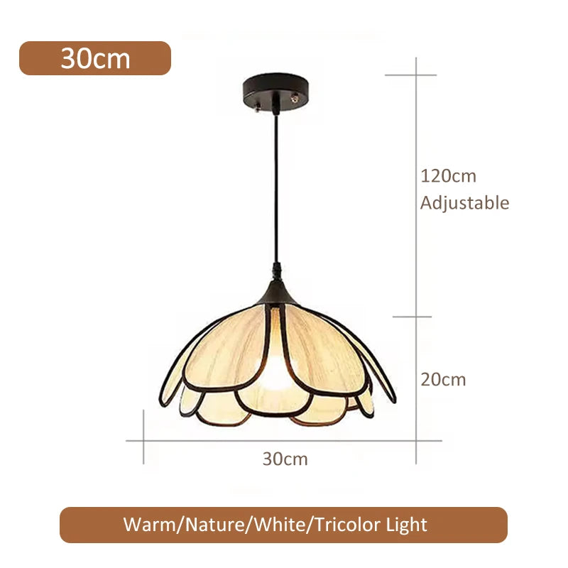 Lotus, suspension en abaca