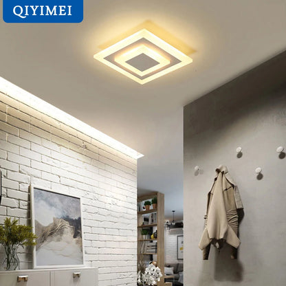 Balise, plafonnier LED rond noir, vue d'ensemble