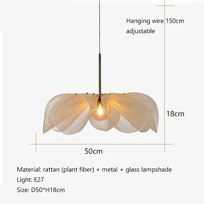 Cendre, suspension en tissu