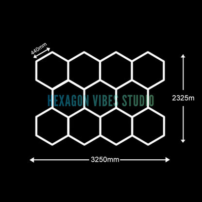Plafonnier Hexagonal LED — Garage & Atelier, vue 34