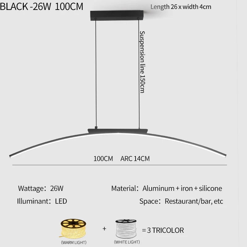 Arceau — Suspension Arc LED, vue 10
