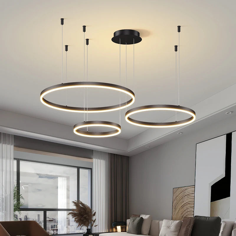 Orbite — Lustre à Anneaux Concentriques