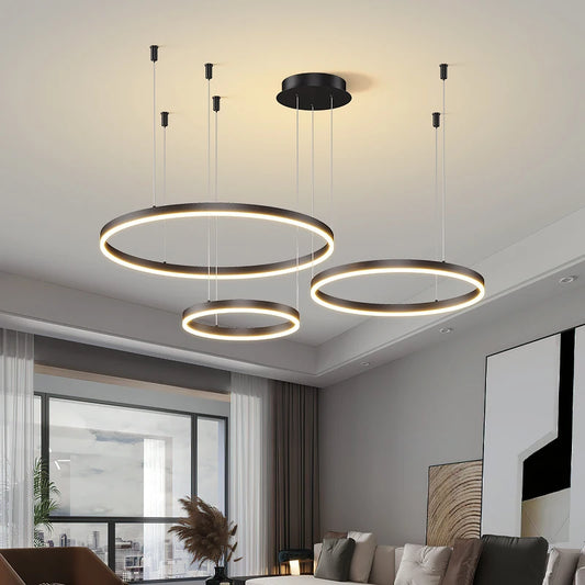 Orbite — Lustre à Anneaux Concentriques