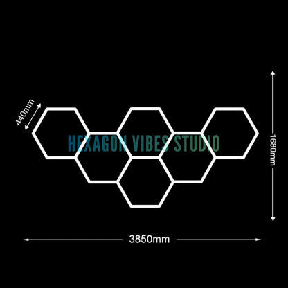 Plafonnier Hexagonal LED — Garage & Atelier, vue 27
