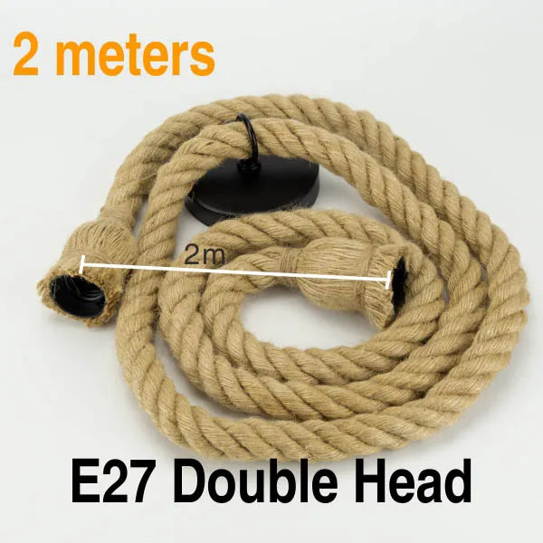 Cordage, monture de suspension en corde de chanvre