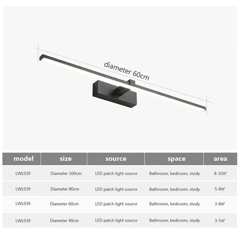 Reflet — Applique de Miroir LED, vue 6