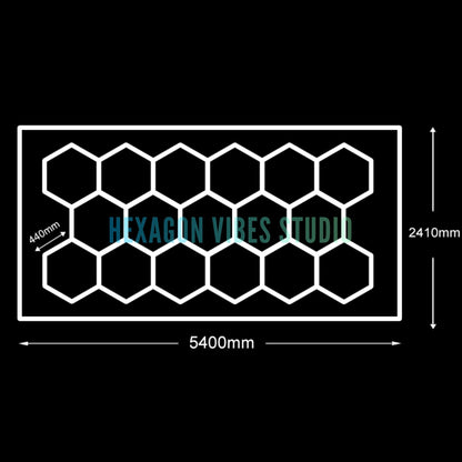 Plafonnier Hexagonal LED — Garage & Atelier, vue 10