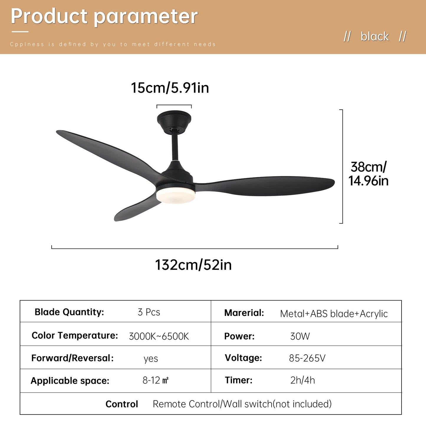 Tramontane, ventilateur plat
