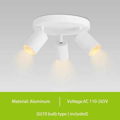 Rampe de spots LED GU10, vue d'ensemble