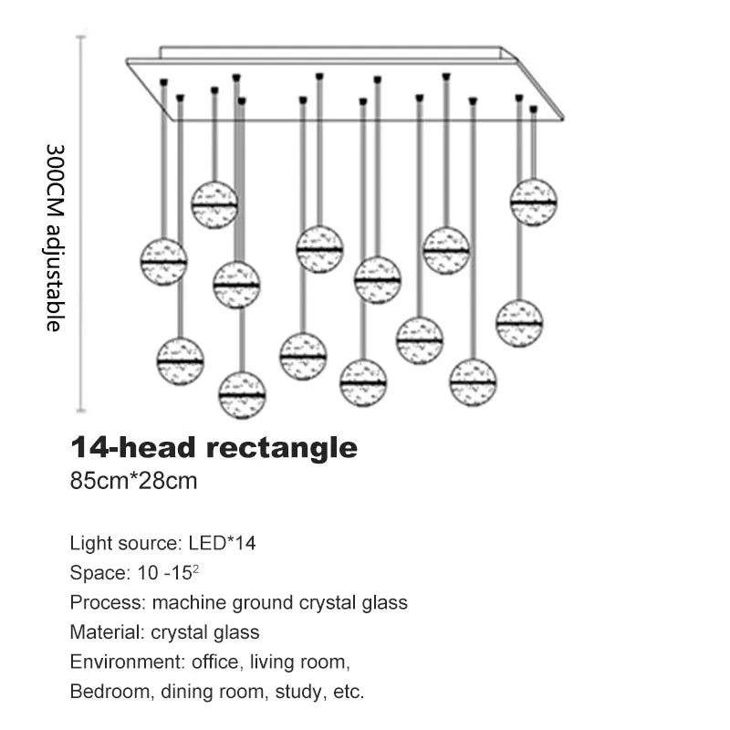 Grêle en rectangle au-dessus d'une table