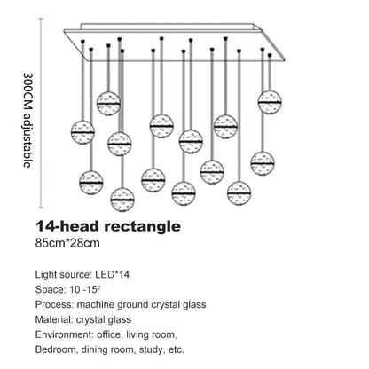 Grêle en rectangle au-dessus d'une table