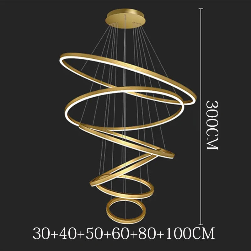 Ascendance, lustre à anneaux