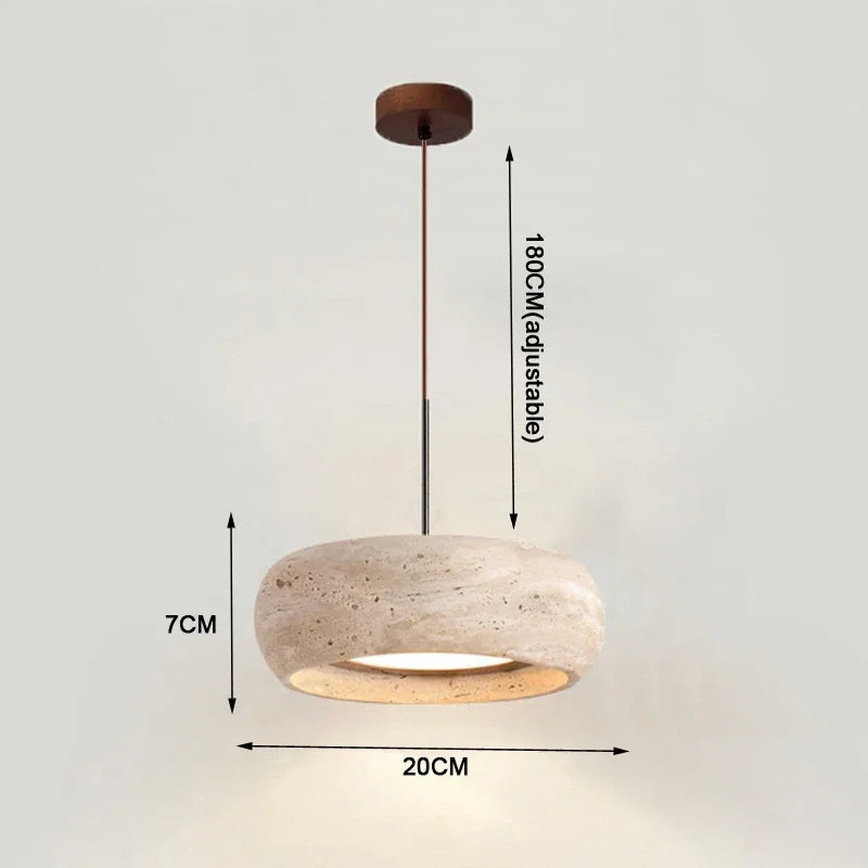 Ocre, suspension en pierre