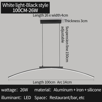 Arceau — Suspension Arc LED, vue 8