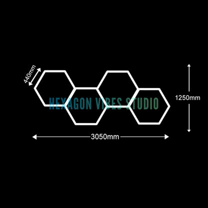 Plafonnier Hexagonal LED — Garage & Atelier, vue 9