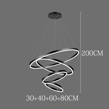 Ascendance, lustre à anneaux
