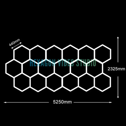 Plafonnier Hexagonal LED — Garage & Atelier, vue 25