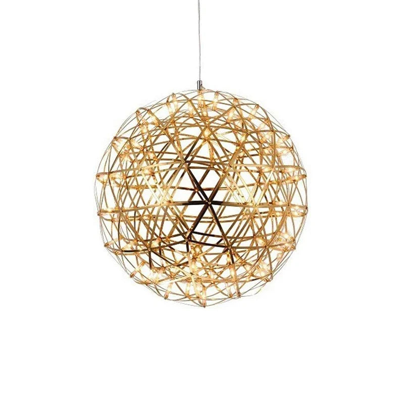 Étincelle, lustre boule