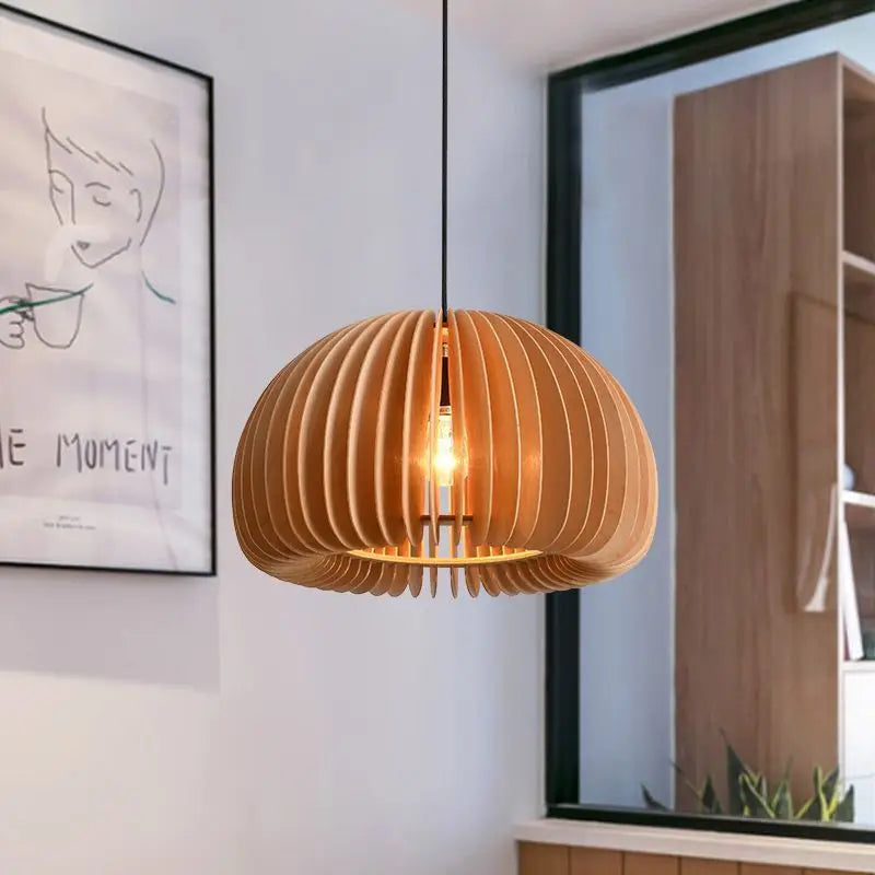 Nara — Suspension en Bambou & Rotin, vue 6