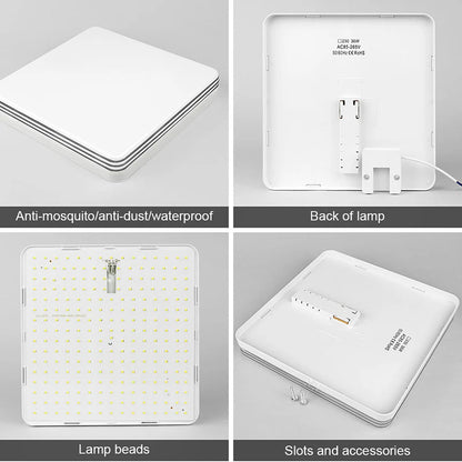 Panneau LED, détail du diffuseur