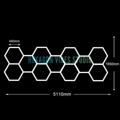 Plafonnier Hexagonal LED — Garage & Atelier, vue 7