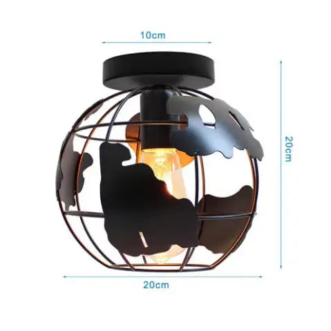 Forge — Suspension en Fer Patiné, vue 8
