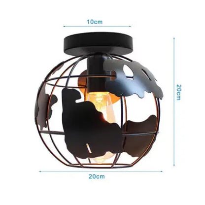 Forge — Suspension en Fer Patiné, vue 8