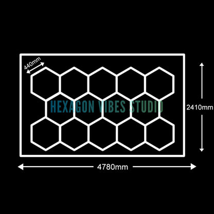 Plafonnier Hexagonal LED — Garage & Atelier, vue 36