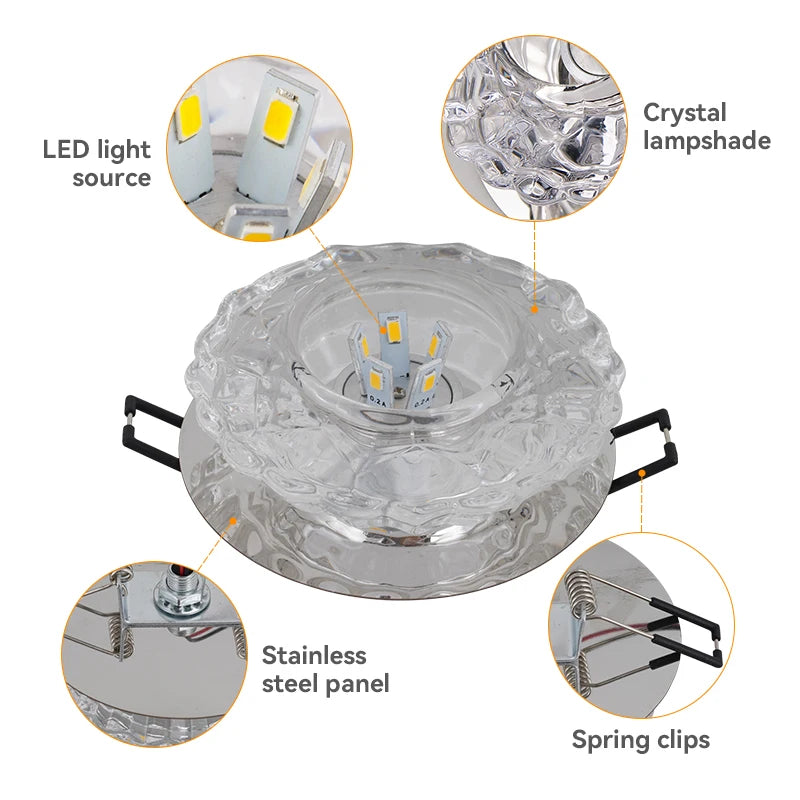 Plafonnier LED sur un balcon