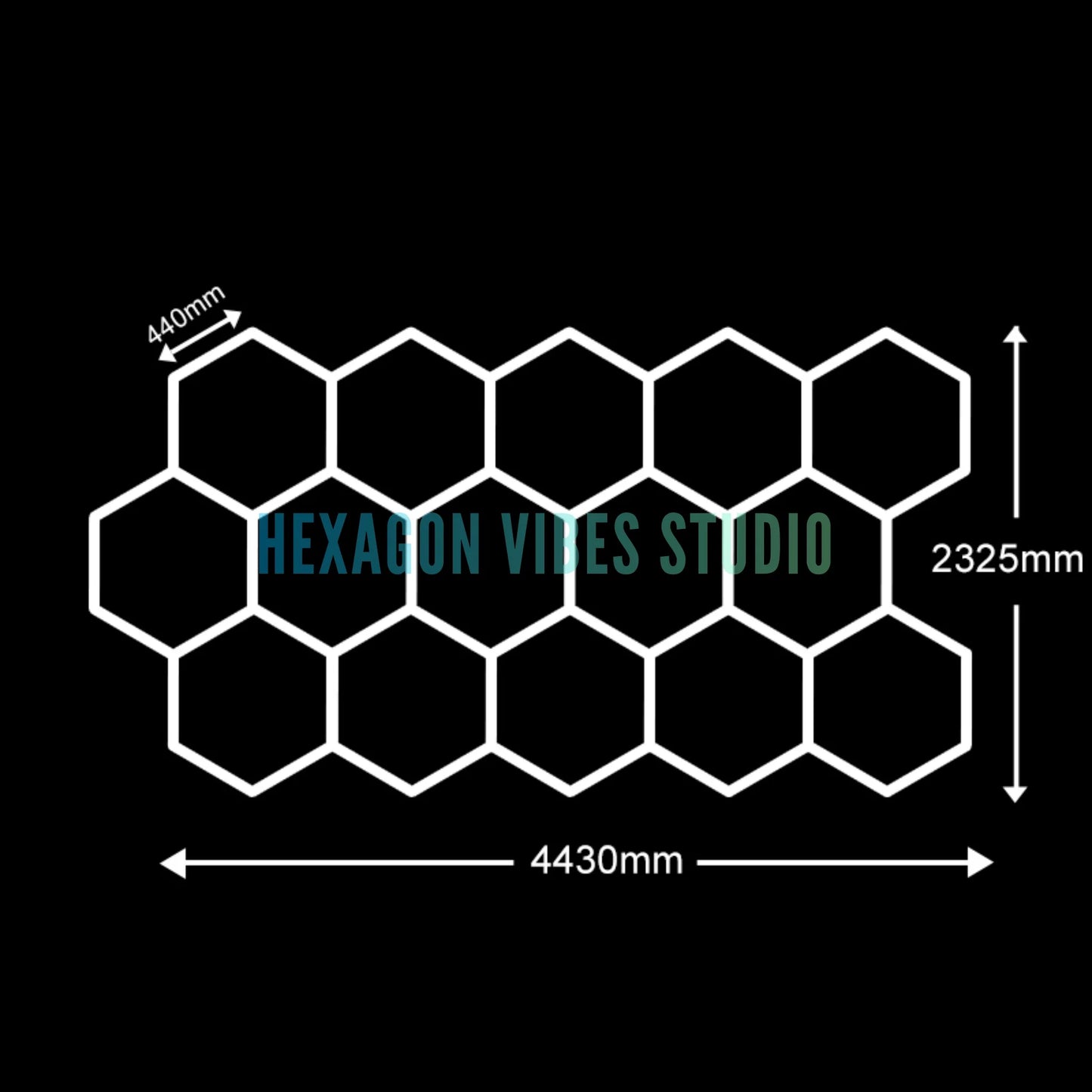 Plafonnier Hexagonal LED — Garage & Atelier, vue 21