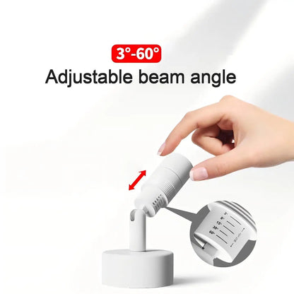 Spot LED, bague de réglage du faisceau