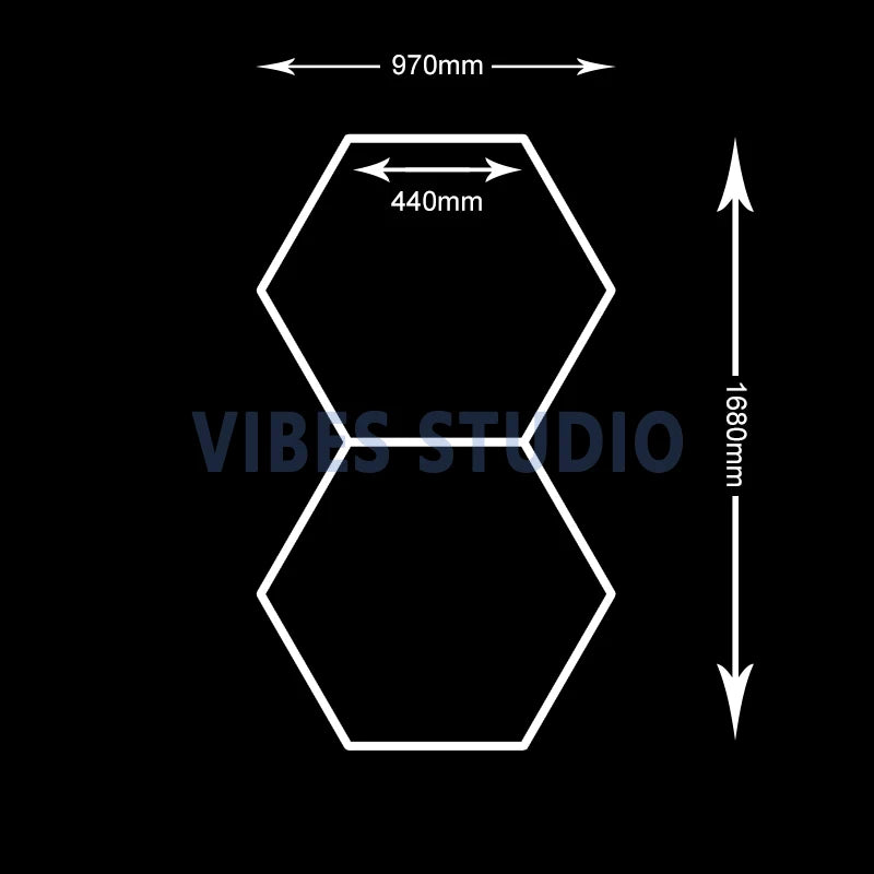 Plafonnier Hexagonal LED — Garage & Atelier, vue 32