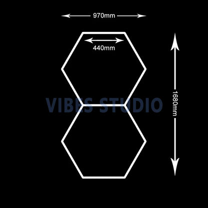 Plafonnier Hexagonal LED — Garage & Atelier, vue 32