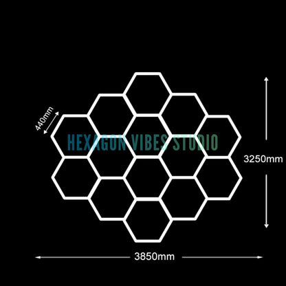 Plafonnier Hexagonal LED — Garage & Atelier, vue 14
