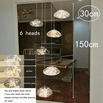 Cascade, lustre en cristal