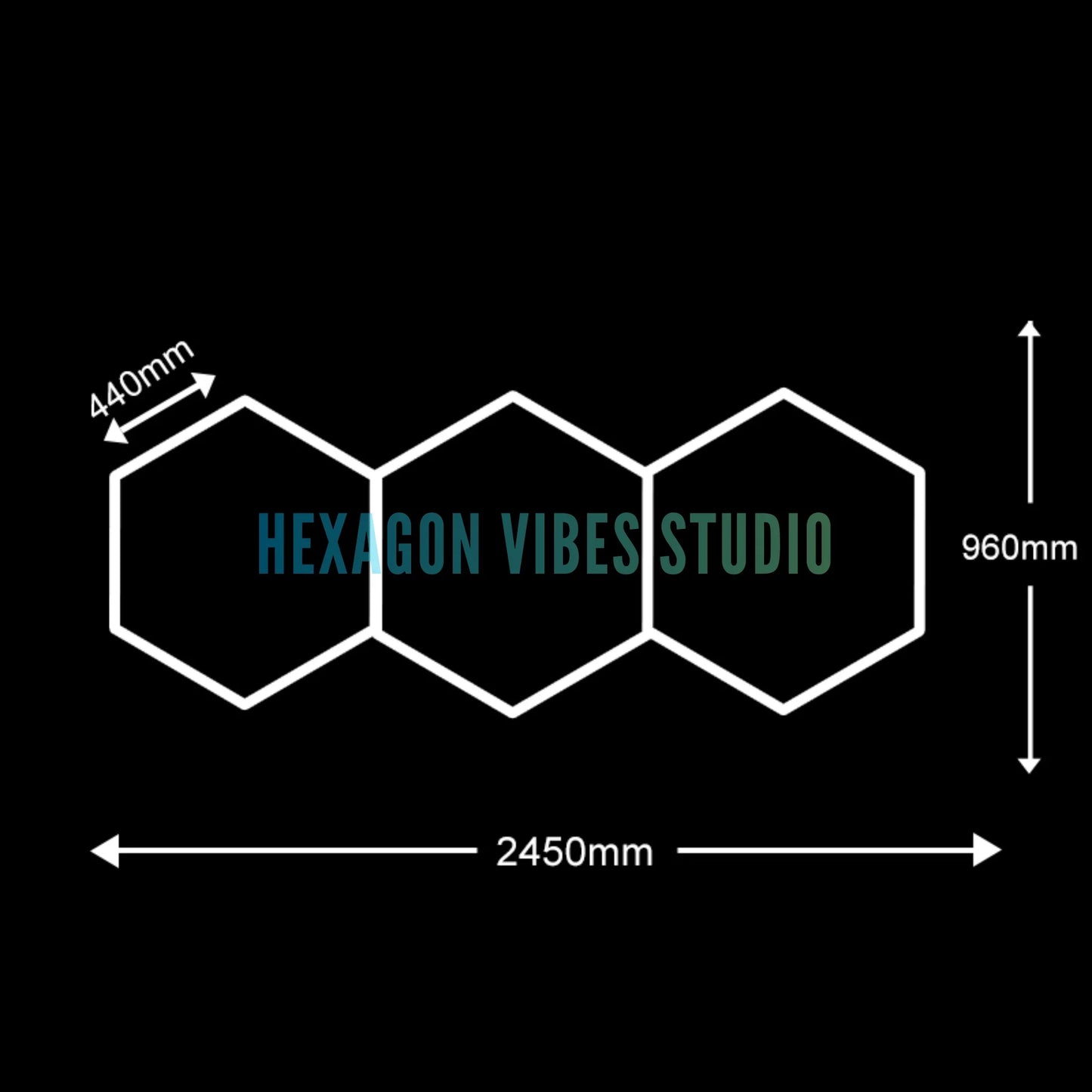 Plafonnier Hexagonal LED — Garage & Atelier, vue 17