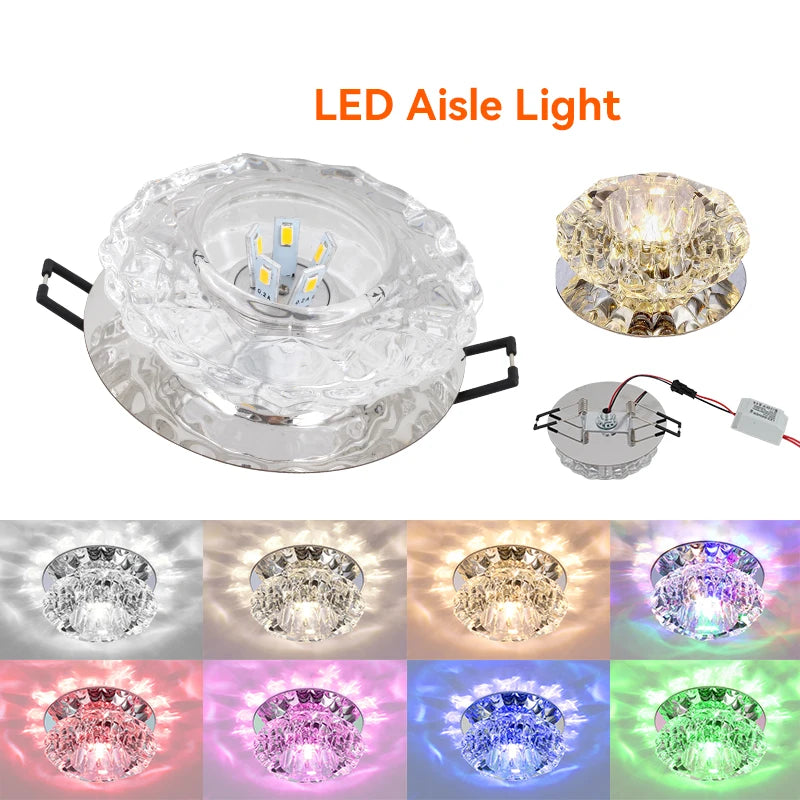 Plafonnier LED, détail du diffuseur