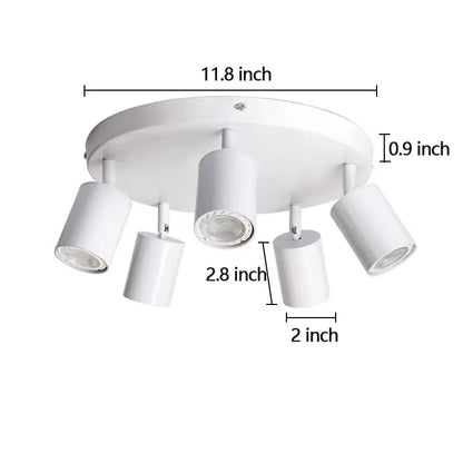 Spot LED GU10, modèle noir