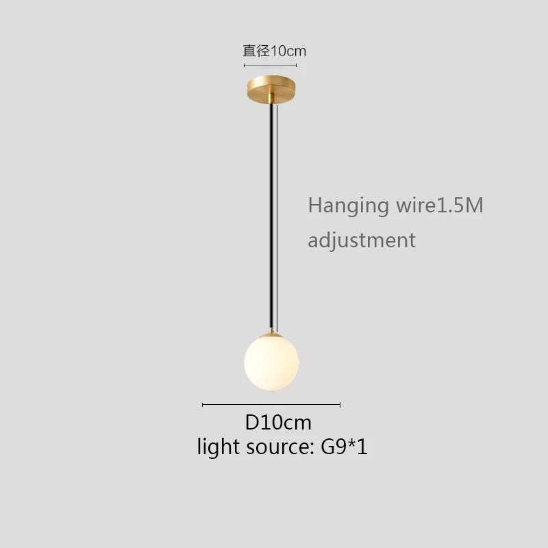 Bille, comparaison des diamètres