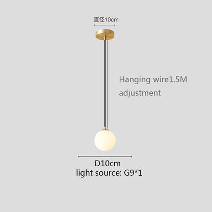 Bille, comparaison des diamètres